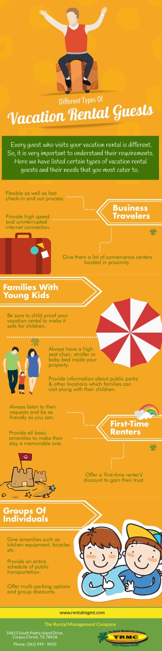 Different Types Of Vacation Rental Guests