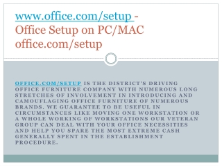 Office.com/setup Office Antivirus Product