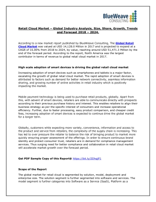 Retail Cloud Market 2018-2024