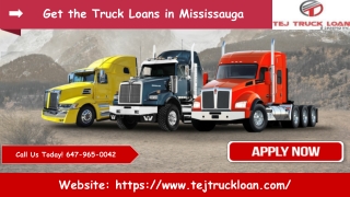 Apply For the Equipment Loans in Mississauga