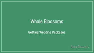 Where to Buy Wedding Flowers Online Packages for Wedding Decoration