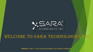 Hedera Hashgraph Development Company - Sara Technologies