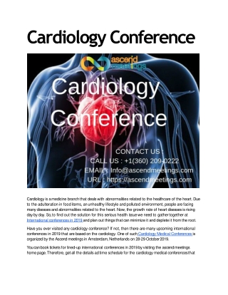 Cardiology Conference