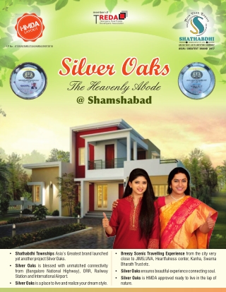 Plots in Shamshabad|Plots for Sale in Shamshabad|Shathabdhi Townships