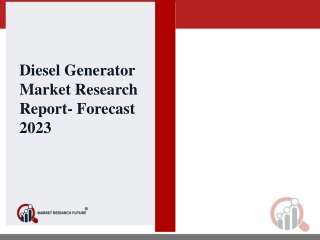 Diesel Generator Market 2018 Global Market Challenge, Driver, Trends & Forecast to 2023