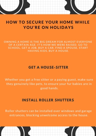 How to secure your home while you’re on holidays