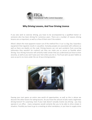 Apply for International Driving Permit | Drivers License| ITCA