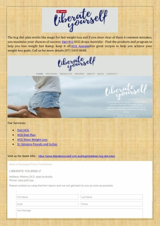 Weight diet Plan with our HCG Spray Diet Australia