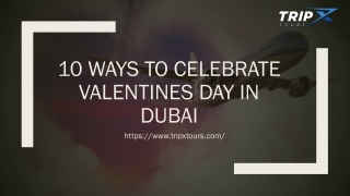 10 ways to celebrate valentines day in Duabi