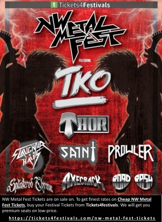 NW Metal Fest 2019 Seattle Line-up & Tickets