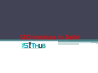 SEO Training in Uttam Nagar | SEO Course in Janakpuri | SIT Hub