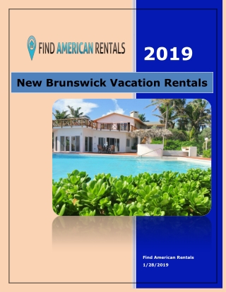 New brunswick vacation rentals