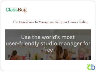 ClassBug - Best Studio Management Software