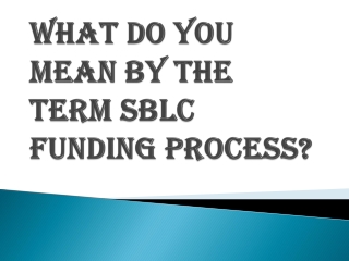Objectives of Lease BG SBLC Providers