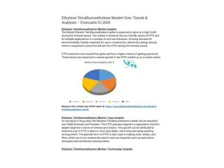 Ethylene Tetrafluoroethylene Market Size, Trends & Analysis – Forecasts To 2025