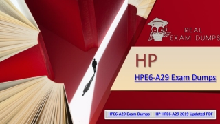 An Incredibly Easy Method to Pass HP HPE6-A29|Realexamdumps.Com