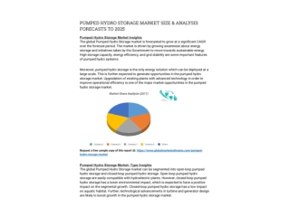 PUMPED HYDRO STORAGE MARKET SIZE & ANALYSIS FORECASTS TO 2025