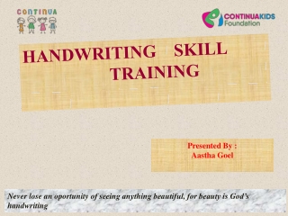 Best Handwriting for childrens