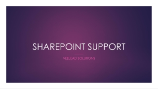 SharePoint support