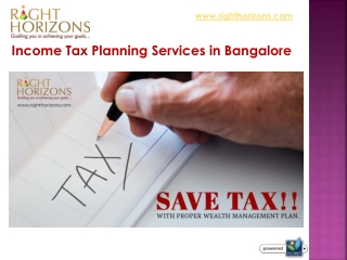 Income Tax Planning Services in Bangalore