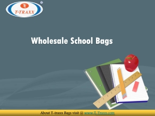 Wholesale School Bags