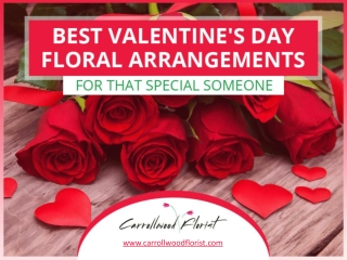 The Best Florist in Tampa offers Valentine's Day Floral Arrangements