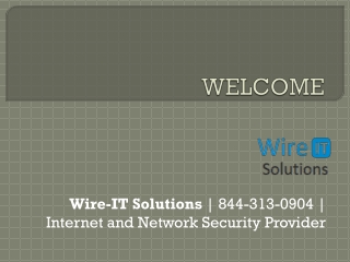 Wire-IT Solutions | 8443130904 | Instant Tech Security