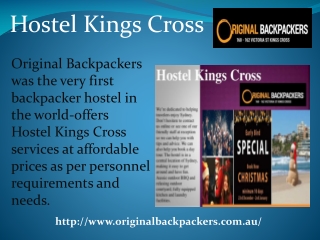 KINGS CROSS HOSTEL