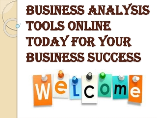 Keep These Things in Mind While Go For Business Analysis Tools Option