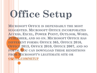 office.com/setup – office activation help