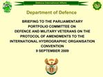 Department of Defence