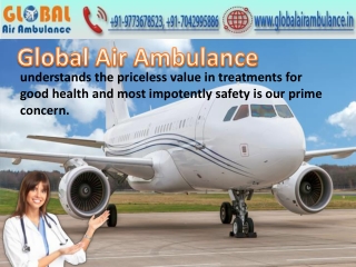 Hire Global Air Ambulance from Srinagar with Specialized Doctors