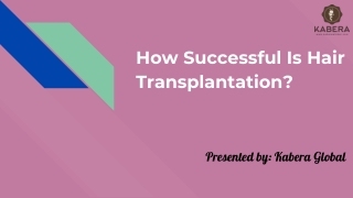 How successful is Hair Transplantation