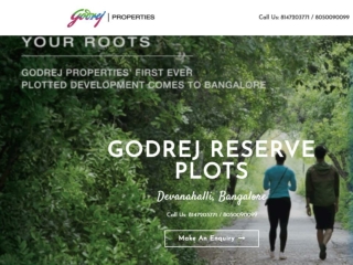 Godrej Reserve Plots in Devanahalli