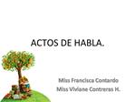 ACTOS DE HABLA.