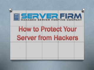 How to Protect Your Server from Hackers