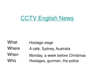 CCTV English News