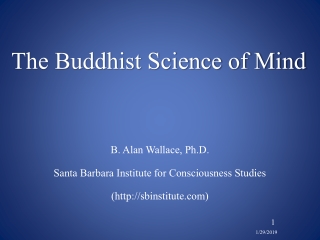 The Buddhist Science of Mind