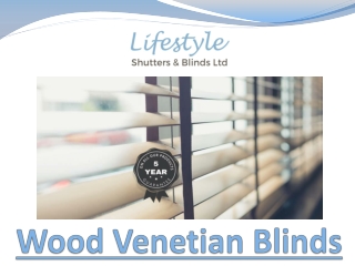 Wood Venetian Blinds