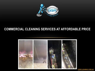 Commercial Cleaning Services at Affordable Price