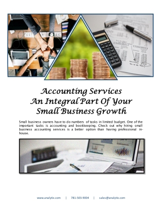 Accounting Services - An Integral Part Of Your Small Business Growth