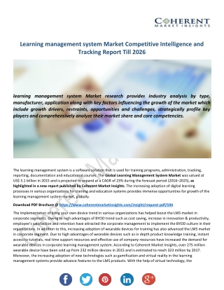 Learning Management System Market