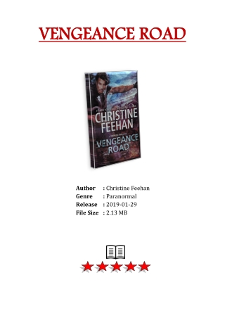 [Free Download] PDF eBook and Read Online Vengeance Road By Christine Feehan