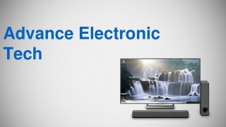Recent TV repair Advance Electronic Tech