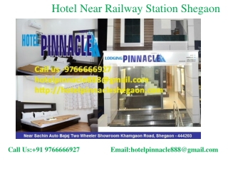 Hotel Near Railway Station Shegaon | Hotel Pinnacle Shegaon