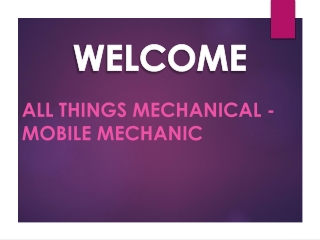 Best Mobile Mechanics in Calderwood