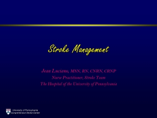 Stroke Management