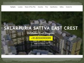 Salarpuria East Crest