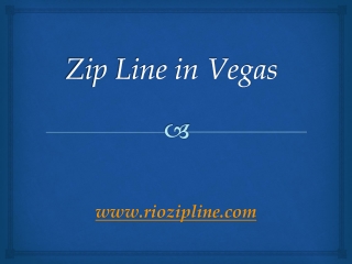 Zip Line in Vegas - www.riozipline.com