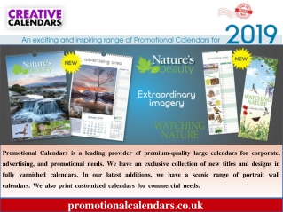 Promotional Calendars